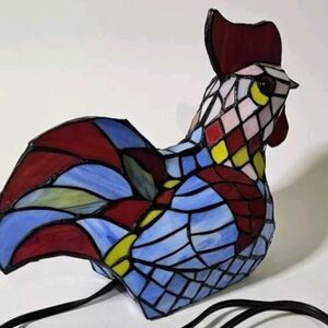 Mossiac Tiffany Style Stained Glass Chicken